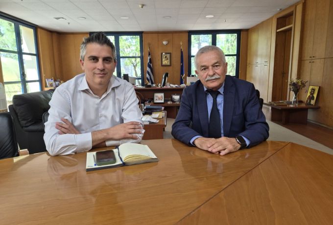 Κώστας Κόλλιας: Συνάντηση εργασίας για τα μεγάλα έργα της Κορινθίας με τον Χρίστο Δήμα